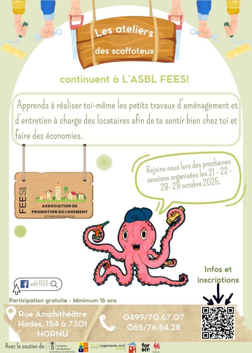 ateliers des scaffoteux session vacances d'automne